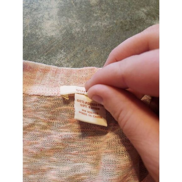 Sundance Catalog Beautiful Dreamer Asymmetrical Hem Pink Sweater sz Small - Picture 3 of 4